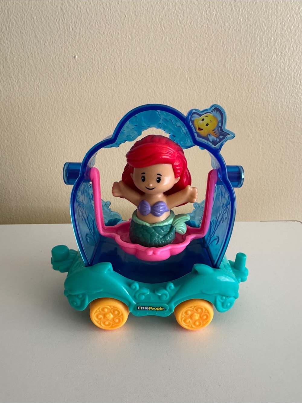 Little People Mermaid Ride-On Toy - Turquoise & Pink